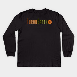 Turbgrafx 16 Kids Long Sleeve T-Shirt